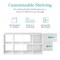 Best Choice Products 8-Cube Bookshelf, 11in Display Storage System, Organizer w/ Removable Back Panels